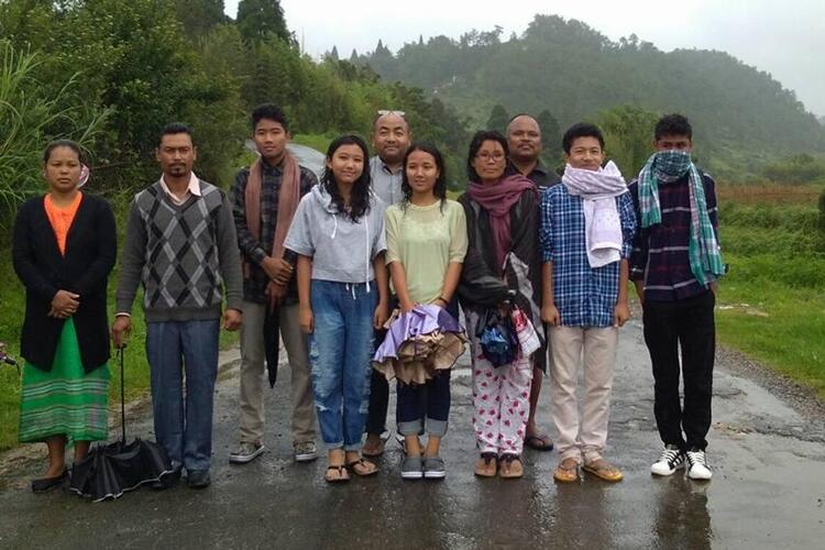 Baptism group photo